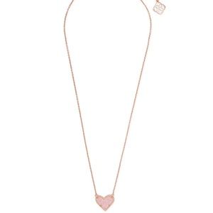 Kendra Scott 14K Pink Drusy/Rose Gold Plated necklace